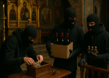 Un hoț a fost condamnat, doi au scăpat basma curată, după ce au dat spargere la o biserică din Fălticeni. Cei trei au furat 26 de lei, șase sticle de vin și câteva sticluțe cu mir