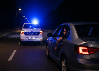 S-a luat la întrecere cu polițiștii prin Hănțești, fiind băut și fără permis. Prietenul lui a încercat să-l scoată basma curată