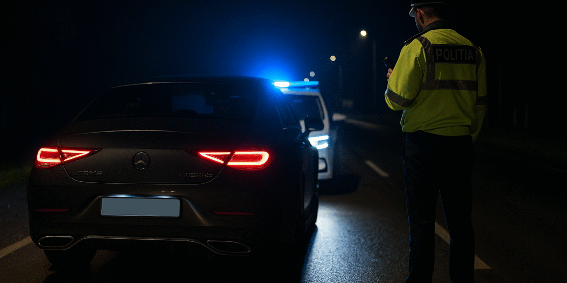 Urmărire în toiul nopții după un tânăr cu permisul suspendat, surprins gonind cu 147 km/h prin Dărmănești