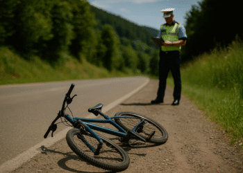 Un biciclist cu 1,21 mg/l alcool pur în aerul expirat a ajuns la spital după ce a căzut cu bicicleta pe raza localității Mănăstirea Humorului