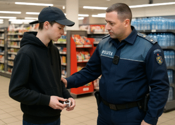 Doi minori dați dispăruți în Botoșani, prinși furând într-un supermarket din Suceava