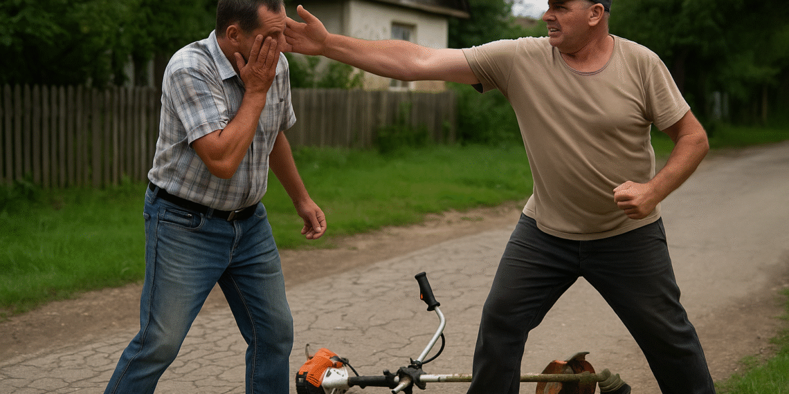 Scandal pentru semințe care n-au dat rod. Bărbat pălmuit și cu motocoasa distrusă de cel care i le-a dat