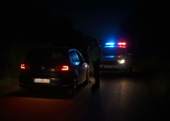Urmărire în Iaslovăț după un șofer care mergea suspect de încet pe mijlocul drumului. Avea permisul suspendat, se clătina și abia lega două vorbe. A refuzat să-și divulge alcoolemia