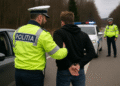 Urmărire în trafic după un șofer cu permis suspendat. A abandonat mașina, dar a fost prins