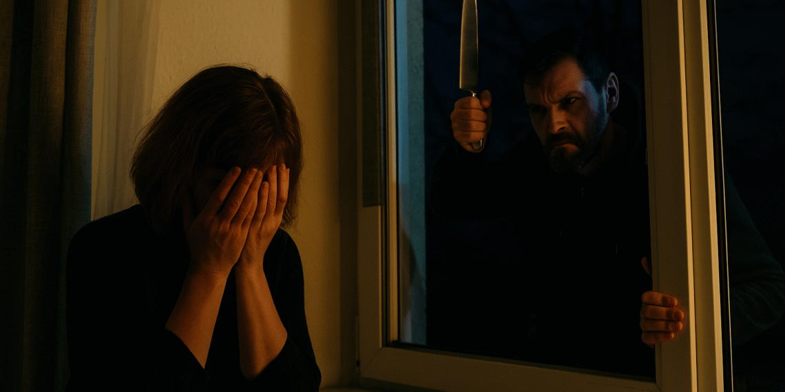 Închisoare cu suspendare pentru un tânăr care a intrat pe geam la iubita sa, o văduvă cu 30 de ani mai în vârstă, și a amenințat-o cu două cuțite, încălcând ordinul de protecție