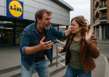 Scandal între doi concubini beți, în fața magazinului Lidl din cartierul Zamca. Femeia a refuzat ordinul de protecție, deși a fost trasă de păr