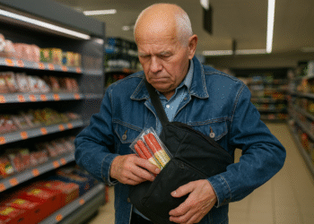 Sucevean de 74 de ani, surprins în timp ce fura mezeluri dintr-un magazin Lidl. Prejudiciul a fost estimat la circa 100 de lei