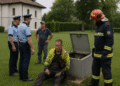 Un angajat de la Loial Impex a suferit arsuri pe 40% din suprafața corpului, după ce a intrat cu țigara aprinsă într-un bazin din curtea Conacului Domnesc din Șcheia
