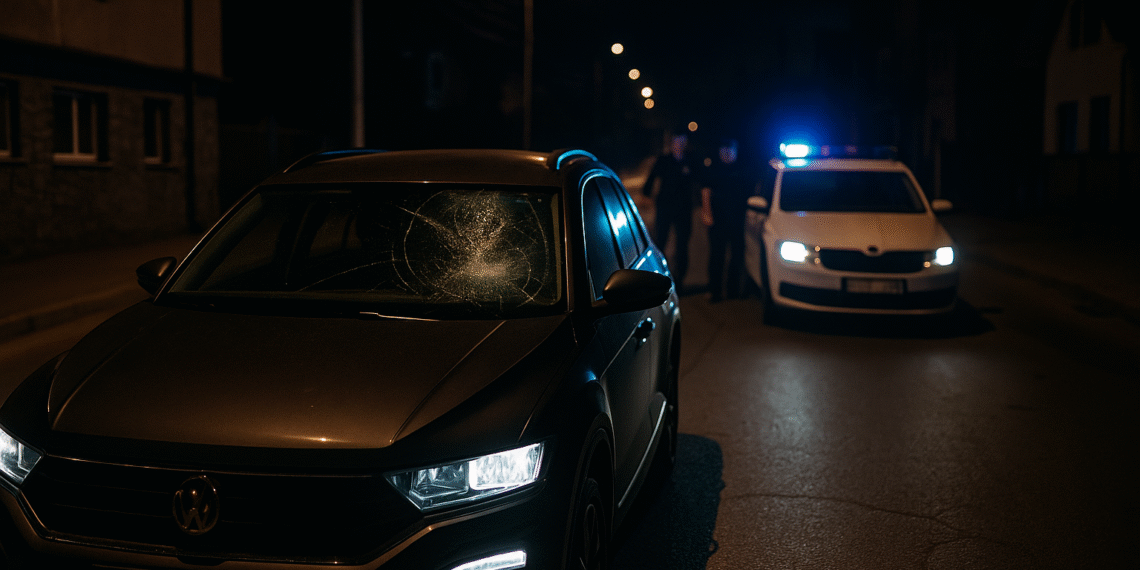 Un ”încordat” a spart parbrizul unei mașini în Burdujeni. Individul a recunoscut tot, după ce a fost prins de polițiști pe o stradă alăturată