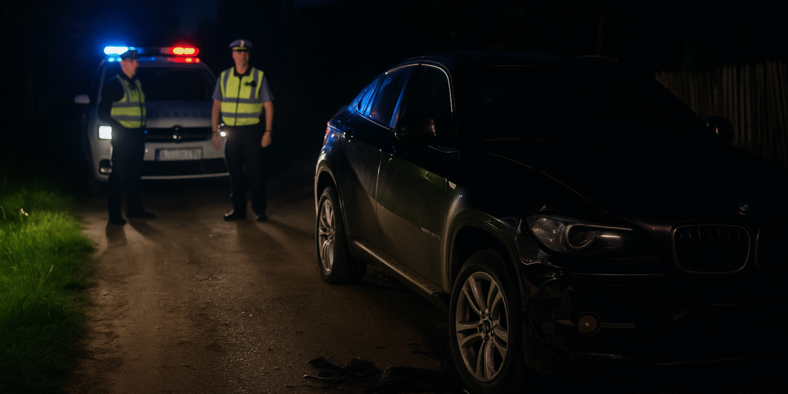 Un tânăr beat s-a izbit cu BMW-ul în mașina unui consătean, în drum spre magazinul din sat