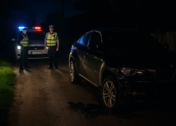 Un tânăr beat s-a izbit cu BMW-ul în mașina unui consătean, în drum spre magazinul din sat