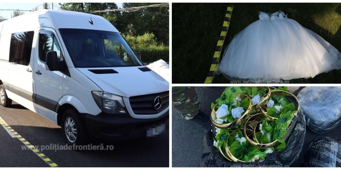 54 de rochii de mireasă și diverse accesorii de lux fără acte, descoperite de către polițiștii de frontieră suceveni. Marfa de 40.000 de lei a fost confiscată