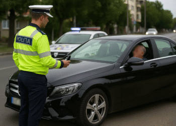 Șofer din Ipotești prins băut la volan, pe o stradă din Suceava, la 9 dimineața. Avea 0,67 mg/l alcool în aerul expirat