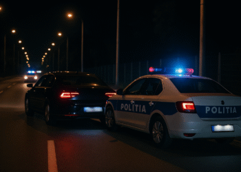 Urmărire în trafic pe străzile din Suceava. Un șofer beat a crezut că poate câștiga o întrecere cu polițiștii