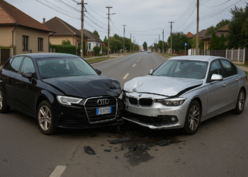 Șofer de 20 de ani din Cajvana, la volanul unei mașini cu numere de Italia, a provocat un accident și a părăsit locul faptei