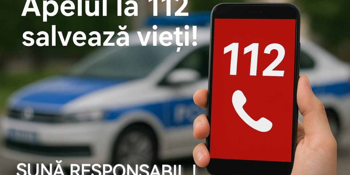 112 nu e pentru glume! IPJ Suceava: Un apel fals poate costa o viață. Aproape 100 de apeluri false într-o singură lună