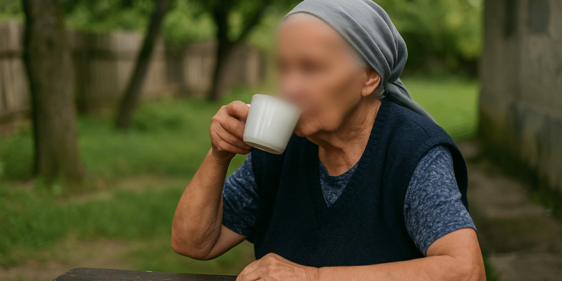 O femeie de 76 de ani din București a murit subit în timp ce își bea cafeaua în curtea casei părintești din comuna Forăști