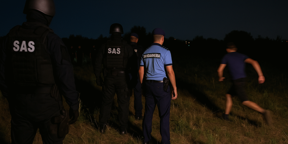 O ”armată” de mascați, jandarmi și polițiști a căutat un bărbat care a luat-o la fugă pe un câmp după ce ața de balot cu care a încercat să-și pună capăt zilelor s-a rupt. Acesta aflase că soția l-ar fi înșelat
