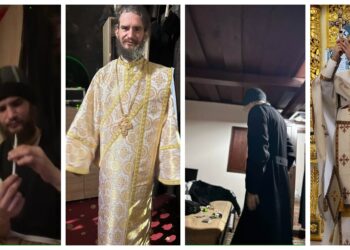 Când nu mai aprind tămâie, fețele bisericești din Suceava se afumă cu jointuri. Doi preoți, pregătiți de o ședință cu Jah