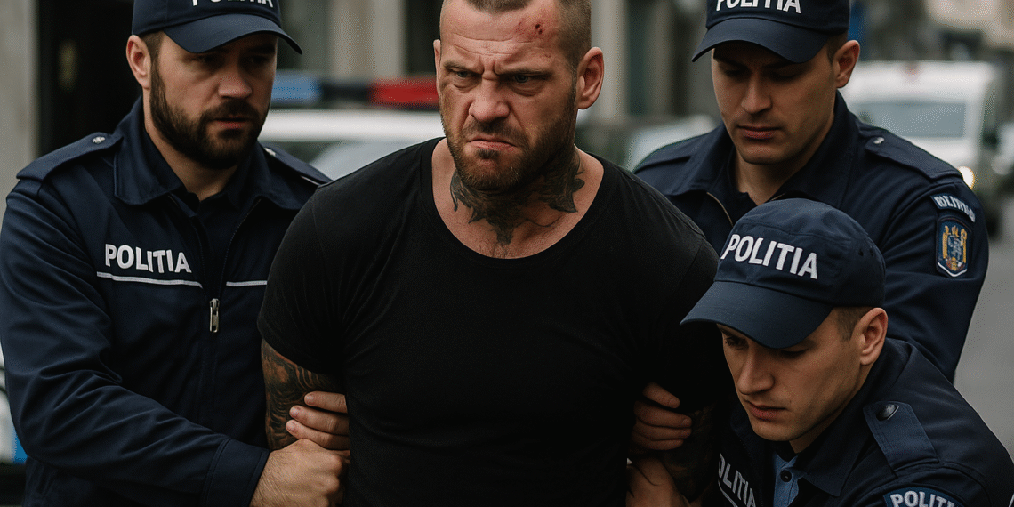 Bestie din Horodnic de Sus, săltată de pe strada Traian Vuia și arestată preventiv. Și-a bătut concubina, a atacat o persoană și a încercat să lovească un minor cu maceta în cap