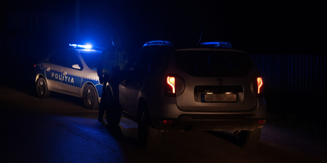 Șofer de groază la Stulpicani. Băut, cu permisul anulat și numere false, reținut după un accident rutier