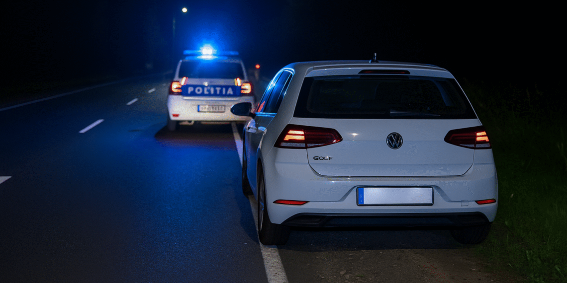 Șofer de 70 de ani, prins beat la volan, în Vama. Avea 1,11 mg/l alcool în aerul expirat