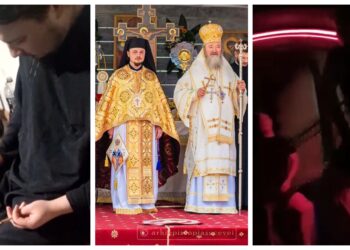 Scaraoțchi și-a băgat coada adânc în Arhiepiscopia Sucevei și Rădăuților. Starețul unei mănăstiri din Suceava, filmat „mort” cu un joint aprins în mână și frecându-se de o bară de striptease