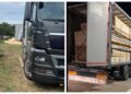 Ansamblul rutier reclamat de ”Străjerii Pădurilor” transporta ilegal 3,15 metri cubi de cherestea. Aceeași remorcă a fost depistată transportând ilegal cherestea în luna mai, în județul Bacău