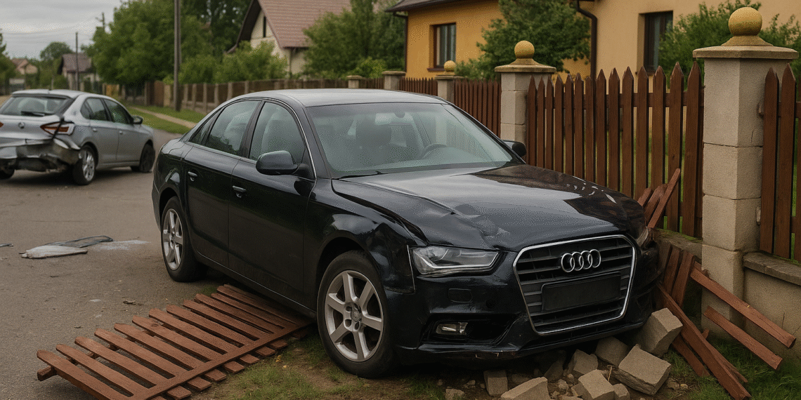 Un minor de 16 ani, fără permis, a ”împrumutat” mașina mamei și a izbit-o în gardurile unor imobile, după ce a fost acroșat de un șofer care a dat cu spatele fără să se asigure. O tânără însărcinată în luna a șaptea a ajuns la spital