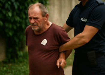 Bărbat transportat cu ambulanța la Secția de Psihiatrie, după ce și-a lovit nora cu piatra și a testat condiția fizică a polițiștilor