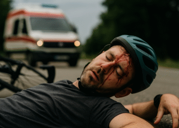Un biciclist cu 1,13 mg/l alcool pur în aerul expirat s-a trezit dus cu SMURD-ul la spital, după ce a căzut pe un drum din Forăști