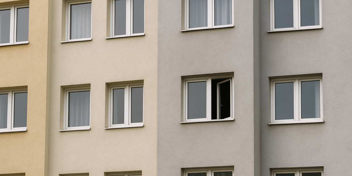 Panică printre vecini, în Burdujeni. Un copil de 7 ani s-a cocoțat pe pervazul geamului de la etajul 2, în timp ce mama era la ședința cu părinții