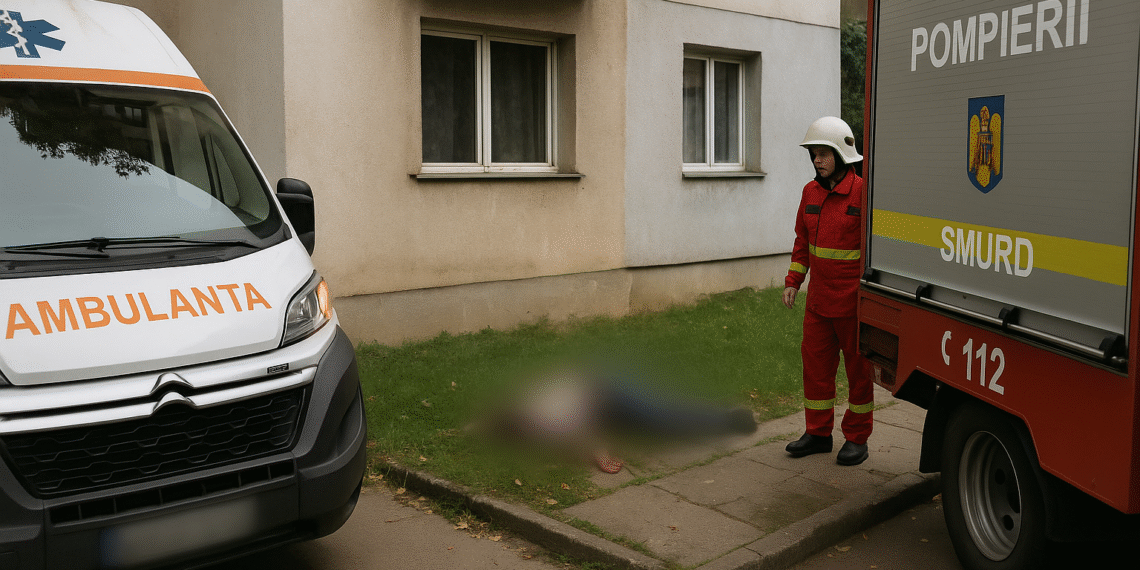 Moarte suspectă la Vatra Dornei. Un bărbat a căzut de la etajul 4 după ce a băut la vecina sa