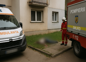 Moarte suspectă la Vatra Dornei. Un bărbat a căzut de la etajul 4 după ce a băut la vecina sa