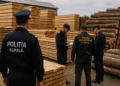 Poliția și Garda Forestieră au luat la puricat un depozit de lemne din Poiana Stampei. Amenzi de 6.400 de lei și confiscarea a peste 10 mc de material lemnos