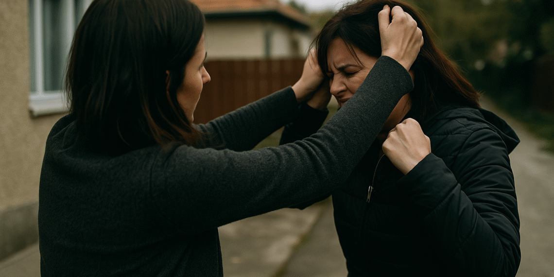 Scandal între vecine la Dorna Candrenilor. O femeie a fost trasă de păr