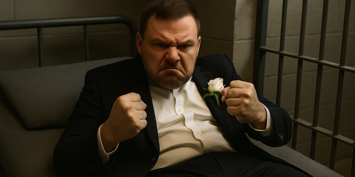 Un nuntaș a ”probat” patul din arest, după ce și-a terorizat soția când au ajuns acasă de la petrecere