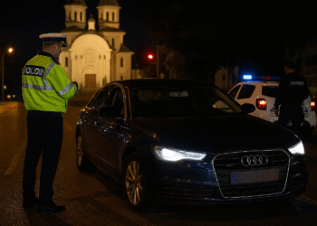 Viața bate filmele. Beat și pe pană, un șofer a fost tras pe dreapta în fața Catedralei din Suceava. A încercat să păcălească etilotestul mimând că suflă