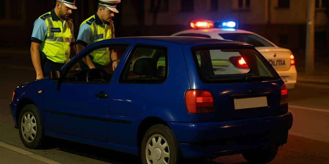 Tânăr de 19 ani, fără permis, prins la volanul unei rable cu numere expirate de un an de zile. Mașina o cumpărase de pe Facebook cu 1.500 de lei