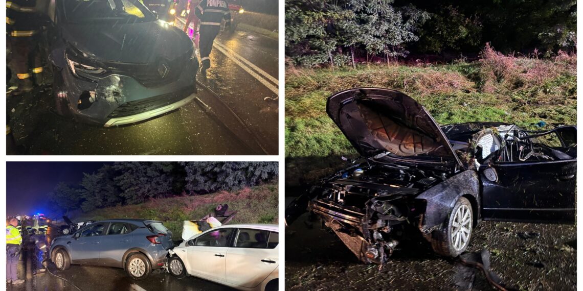 Detalii despre carambolul de la Cumpărătura, unde au fost implicate patru autoturisme. Două persoane au fost rănite și o minoră de 14 ani a suferit un atac de panică