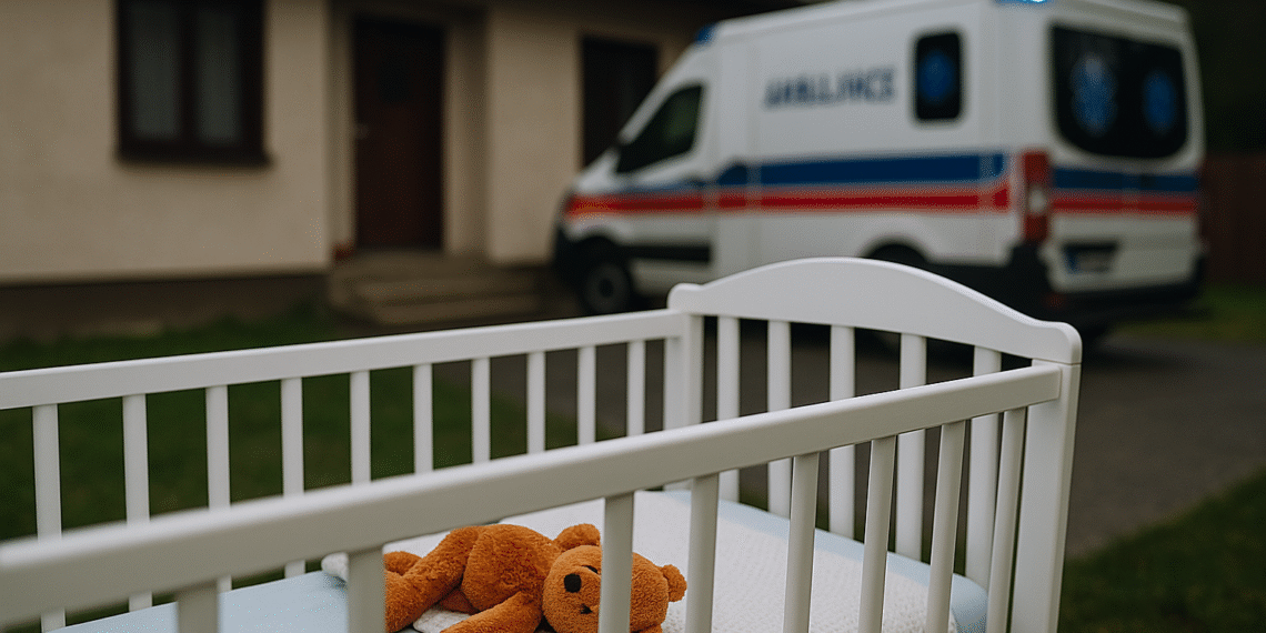 Doliu într-o familie din Dumbrăveni. Un copil de 7 luni a murit sub privirile părinților