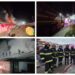Două hale mistuite de flăcări la Dumbrăveni. Pompierii din Suceava și Botoșani au intervenit cu 12 autospeciale. Anchetatorii suspectează o mână criminală