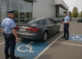 Acțiune amplă în parcările din Suceava. Zeci de șoferi amendați pentru că au parcat pe locurile destinate persoanelor cu dizabilități