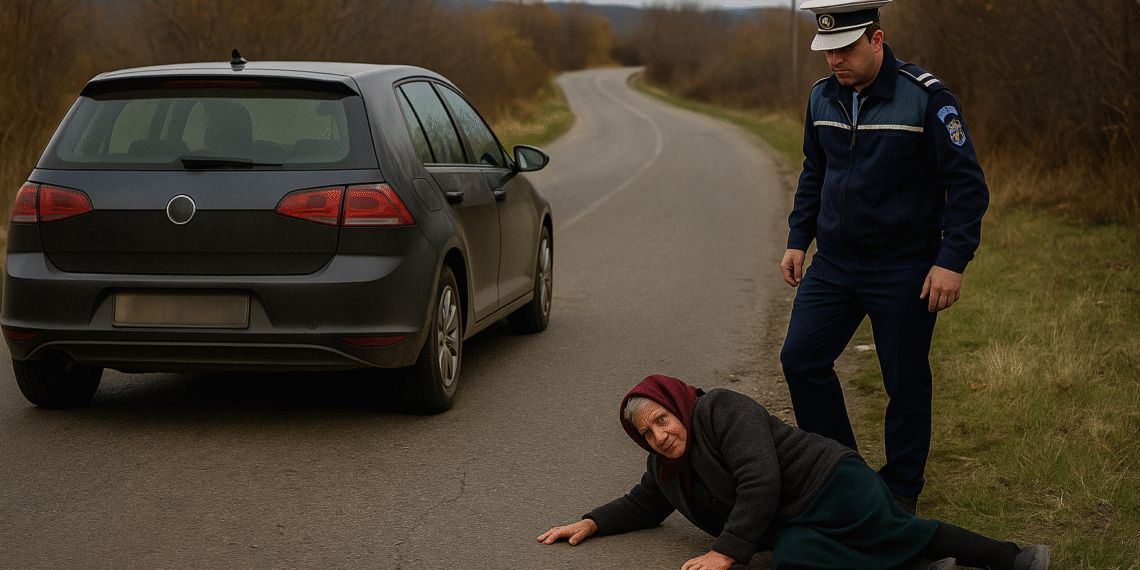 Șofer din Găinești cercetat penal după ce a acroșat o femeie și a părăsit locul accidentului