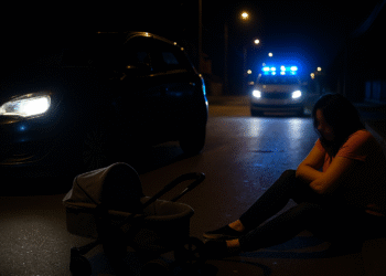 O mămică beată turtă, care plimba în zig-zag căruciorul pe șosea, a fost lovită de o mașină la Solca. Bebelușul de 4 luni a scăpat ca prin minune