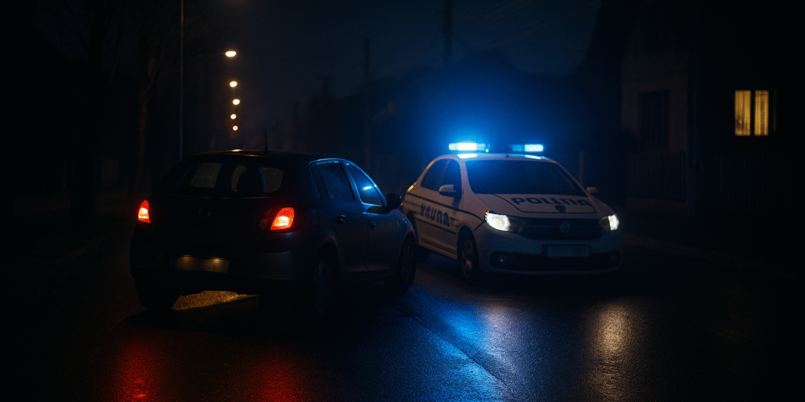 Beat, fără permis, dar cu chef de condus la 4 dimineața, a dat nas în nas cu un echipaj de poliție. Dorneanul a fost ”cazat” 24 de ore în arestul IPJ Bistrița