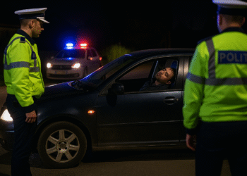 Șofer furat de somn, găsit oprit pe mijlocul unui drum din Bosanci. Avea 1,08 mg/l alcool pur în aerul expirat