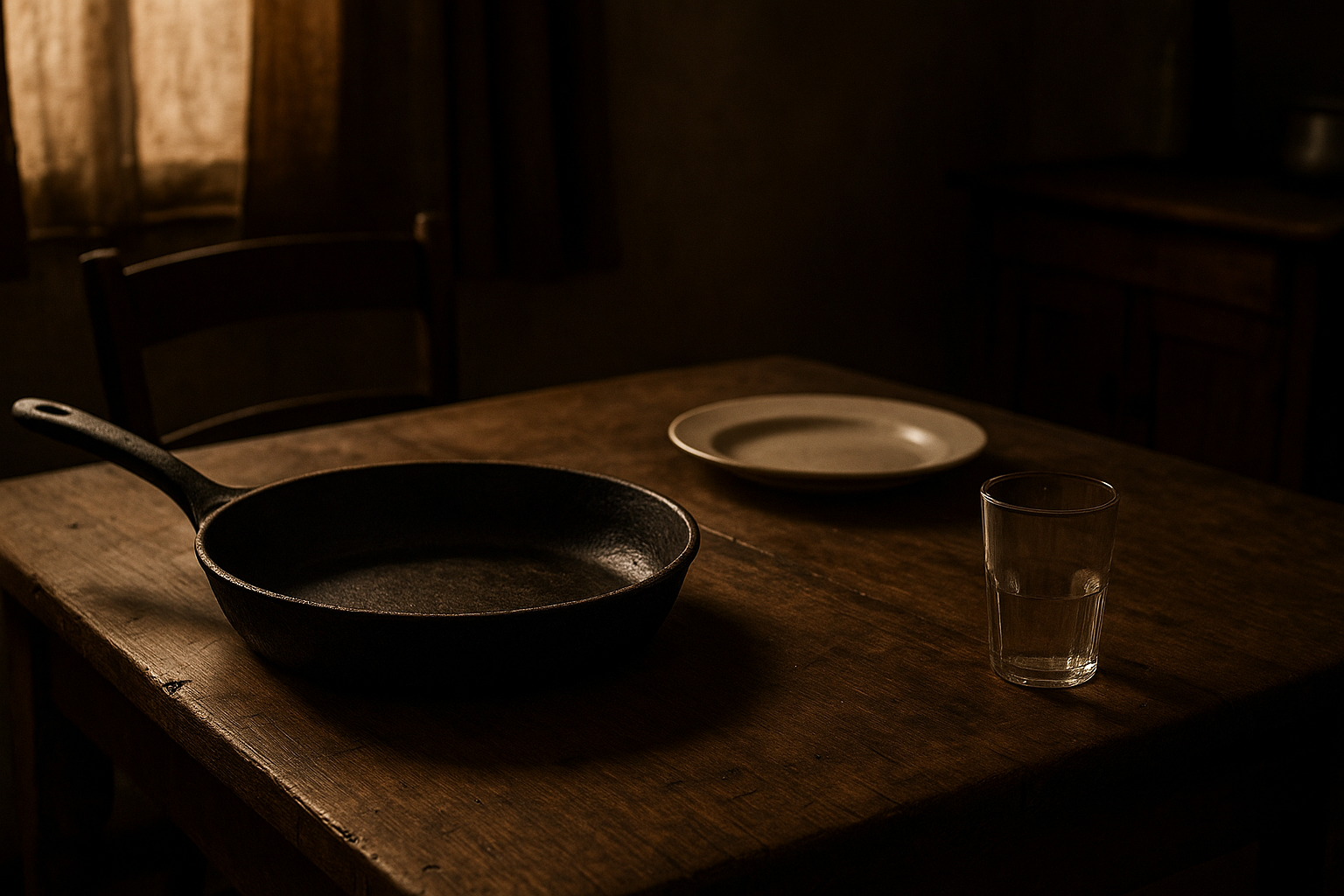 Ceartă pentru lemne, încheiată cu o tigaie în cap. Ordin de protecție provizoriu emis împotriva unei femei care l-a lovit pe concubinul mamei sale