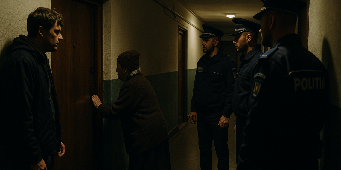 Bătrână de 82 de ani din Broșteni, speriată de nepotul ei. Scandalul s-a lăsat cu amendă de 2.000 de lei