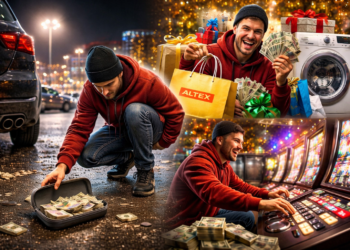 2 luni de închisoare cu suspendare pentru un tânăr care și-a făcut Crăciunul cu banii găsiți într-o parcare din Suceava. I-a ”topit” rapid, iar după câteva zile și-a amanetat noul telefon